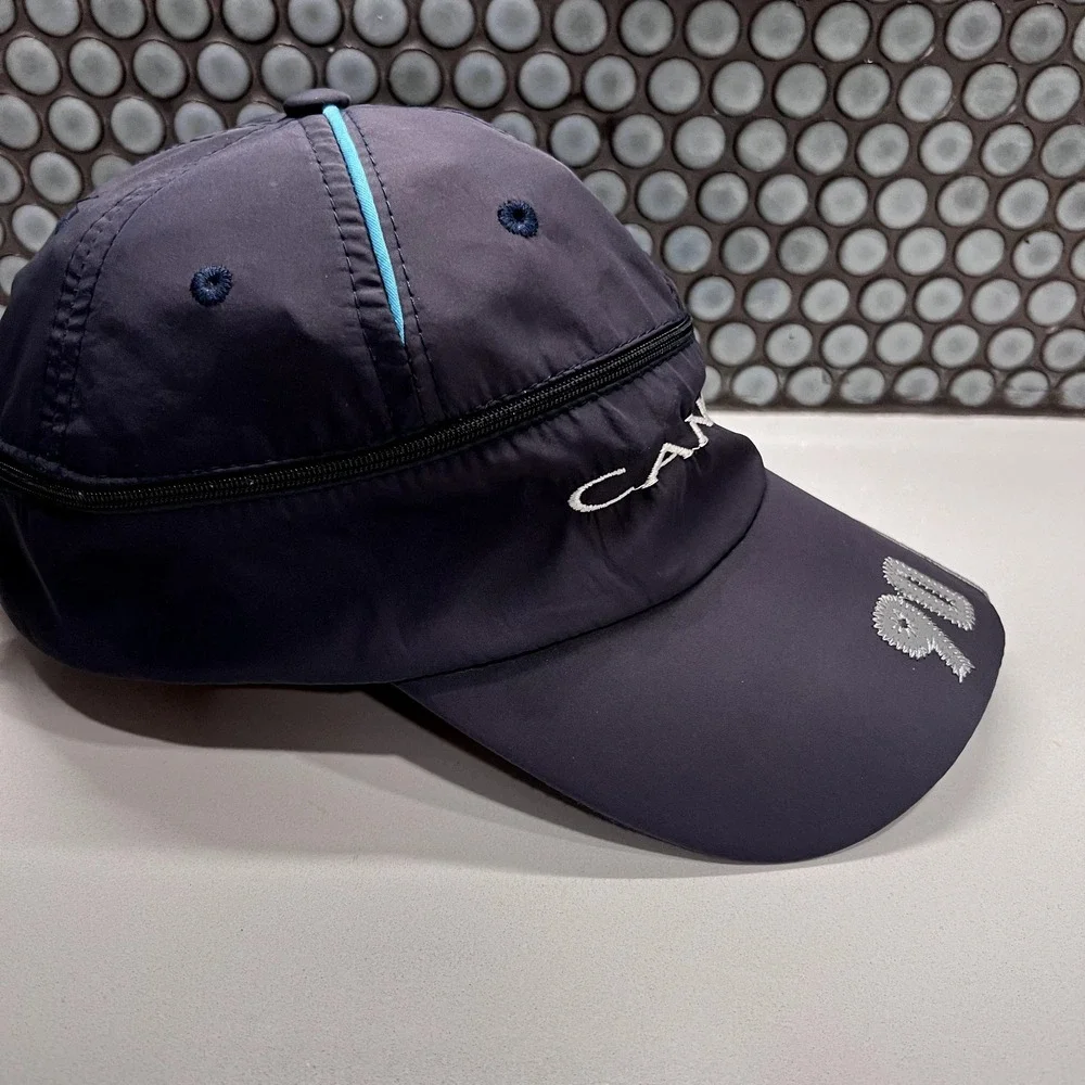 Cancun Mexico Hat Cap Blue 5 Panel Zip Outdoor‎ Adult Strap Back Lightweight